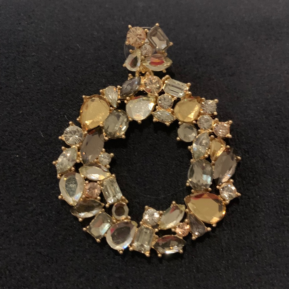 JCrew Multi Color Wreath Earring